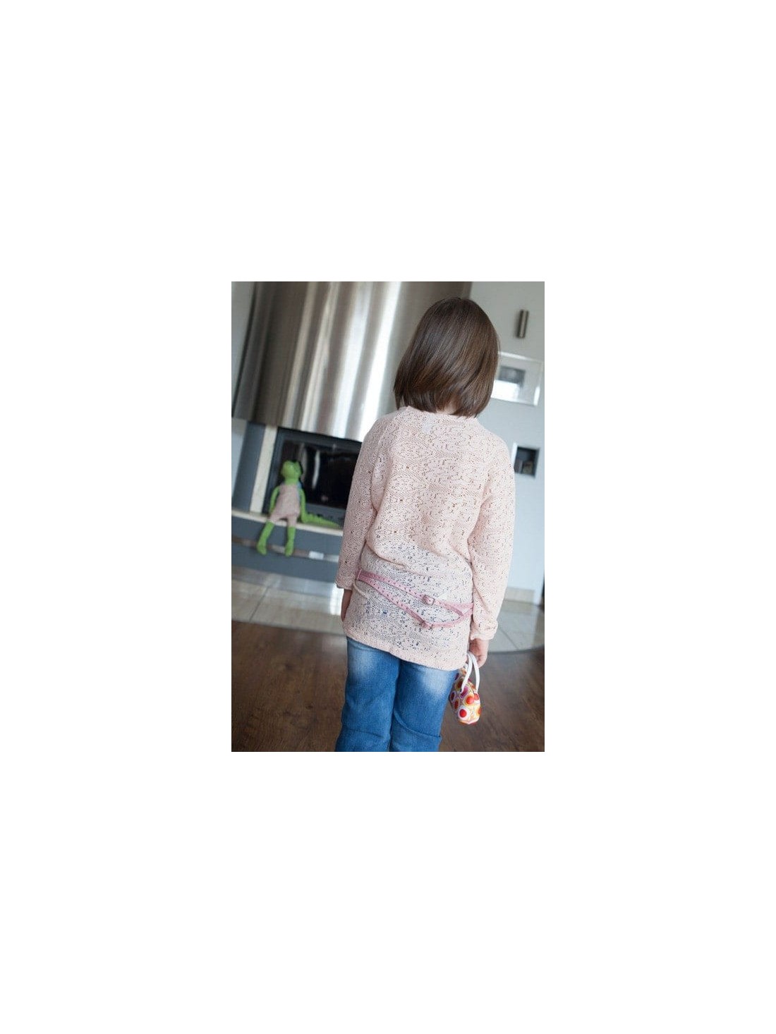 Salmon girls\' blouse DZ7009 - Online store - Boutique